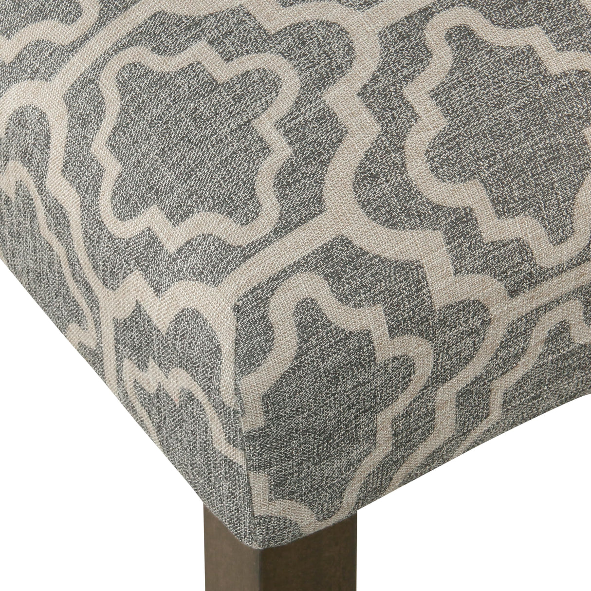 HomePop Parsons Classic Upholstered Accent Dining Chair, Pack of 2, Grey HomePop