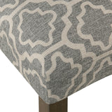 HomePop Parsons Classic Upholstered Accent Dining Chair, Pack of 2, Grey HomePop