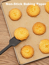 SMARTAKE 200 Pcs Parchment Paper Baking Sheets, 12x16 Inches Non-Stick Precut Baking Parchment, Perfect for Baking Grilling Air Fryer Steaming Bread Cup Cake Cookie and More (Unbleached) SMARTAKE