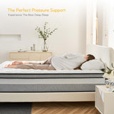 Giovanly Full Mattress, 12 Inch Full Size mattresses | Medium Firm - Cooling Gel Memory Foam & Zoned Pocket Coils for Pressure Relief, Spinal Alignment & Extra Lumbar Support | Motion Isolation | Giovanly