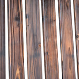 Outsunny Wooden Adirondack Chair with Ottoman,Outdoor Fire Pit Chair,Patio Lounge Chair Supports Up to 330 Lbs, Rustic Brown Outsunny