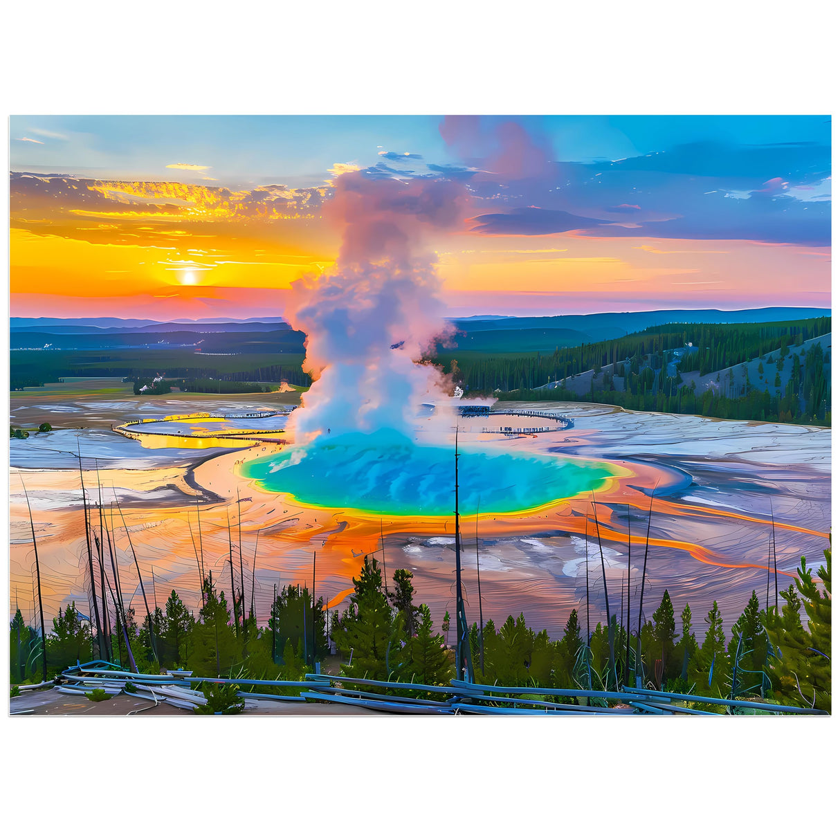 Jigsaw Puzzles for Adults 500 Pieces Puzzle National Parks Interlock Perfectly Letter on Back No Dust, Landscape Puzzle Home Decor Toy Gift for Teens Men Women Seniors Nature Jigsaw Puzzles Scenery Jeacirio