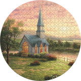 Ceaco - 8 in 1 Multipack - Thomas Kinkade - (2) Round 300 Piece, (4) 550 Piece, (1) 750 Piece (1) 1000 Piece Jigsaw Puzzles Ceaco