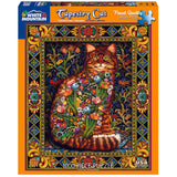 White Mountain Puzzles Tapestry Cat - 1000 Piece Jigsaw Puzzle White Mountain