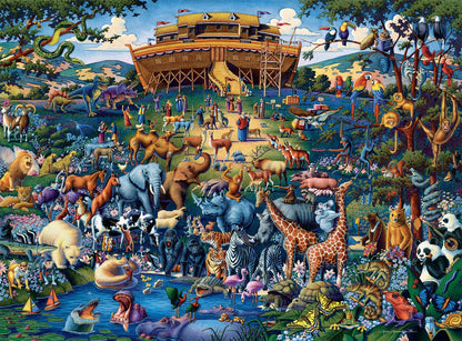 Buffalo Games - Dowdle - Noah's Ark - 1000 Piece Jigsaw Puzzle for Adults -Challenging Puzzle Perfect for Game Nights - Finished Size is 26.75 x 19.75