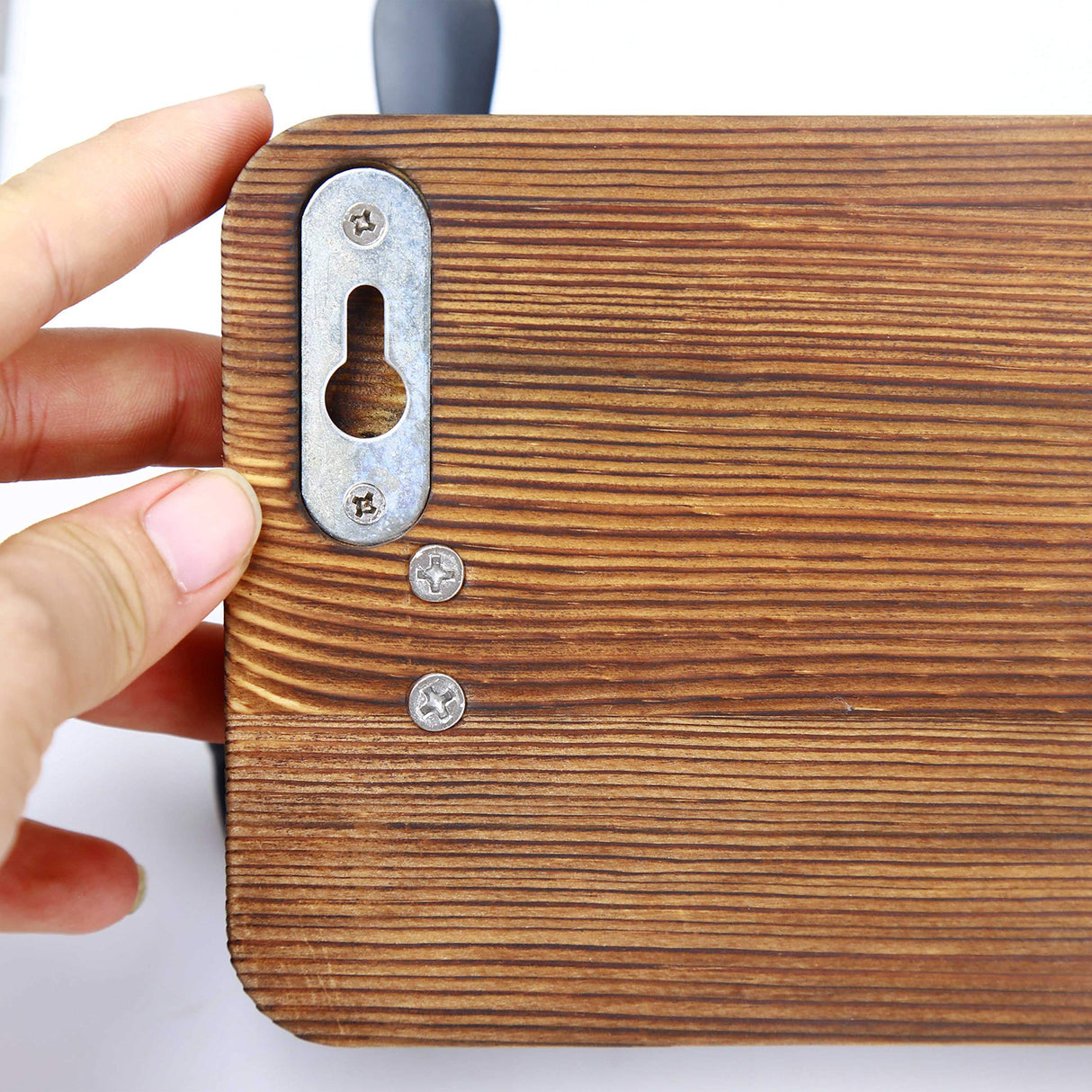 WEBI Rustic Coat Rack Wall Mount,10 Hooks,38 9/16" Long Coat Hooks Wall Mounted,16’’ Hole to Hole,Wood Coat Hanger Wall,Hook Rack Hooks for Hanging Coats,Jacket,Clothes,Hats,Brown WEBI