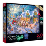 RoseArt - Abraham Hunter Light Up - Christmas Magic - 500 Piece Jigsaw Puzzle for Adults RoseArt