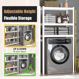 PrimeZone 5-Tier Heavy Duty Metal Storage Shelves - 36" W x 16" D x 72" H, Adjustable Utility Rack in White for Home & Garage Organization PrimeZone