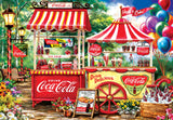 MasterPieces 2000 Piece Jigsaw Puzzle for Adults and Families - Coca-Cola Stand - 39"x27" Masterpieces