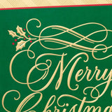 Hallmark Boxed Christmas Cards, Green and Gold (40 Cards with Envelopes) Hallmark