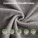 Decofy 105.5" Boneless Sofa for Living Room, Cloud Sectional Couch Ottoman & 4 Pillows, 4-Seater Comfy Compressed Sofa L Shaped Sectional Couch, No Assembly Required, 72h to Restore Decofy