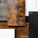 Coleshome 40 Inch Computer Desk, Modern Simple Style Desk for Home Office, Study Student Writing Desk, Vintage Coleshome