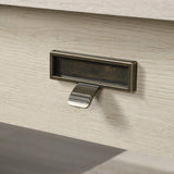 Sauder Trestle Executive Trestle Desk, Chalked Chestnut finish Sauder