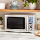Breville BMO850BSS1BUC1 the Smooth Wave countertop Microwave Oven, Brushed Stainless Steel Breville