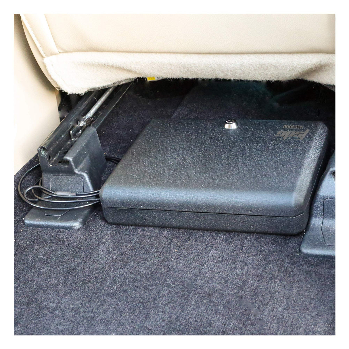 FSDC (Firearm Safety Devices) – FSDC-MLC9000 Keyed Lockable Steel Case with Security Cable – Heavy-Duty Powder Coated Steel FSDC