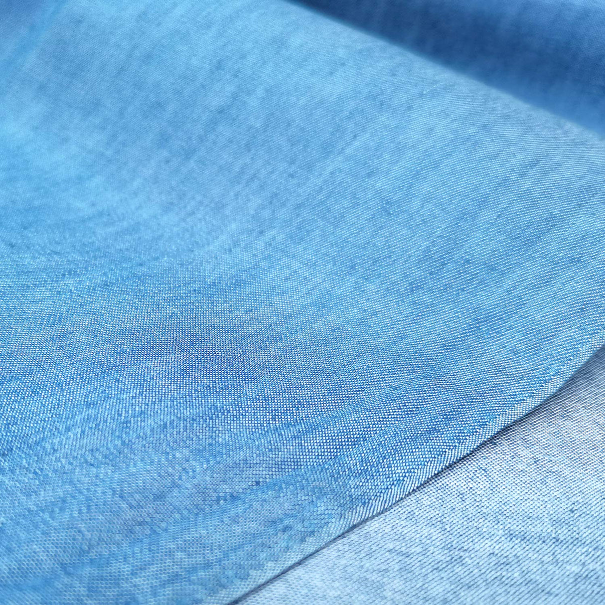 5OZ Cotton Denim Fabric for Sewing 55 Inches Width Entelare(Light Blue 3Yards) ENTELARE
