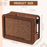 Cash Vault Wooden Savings Box, Piggy Bank for Adults Kids, Coin Bank for Boys and Girls, Unique 10000 Savings Challenge Box, Wooden Cash Savings Box with Money Target and Numbers (10000 Dollar) FOLENCER