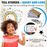 Molcey Flip Book Kit with LED Light Pad. Includes Flipbook Kit Starter Animation, 240 Sheets Blank Animation Paper and Instructions for Making Flip Books, LED Light Pad. for Kids 9-12 6-8 Molcey