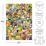 Aquarius Nickelodeon 90s Puzzle (3000 Piece Jigsaw Puzzle) - Officially Licensed Nickelodeon Merchandise & Collectibles - Glare Free - Precision Fit - 32 x 45 Inches AQUARIUS