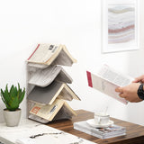 ZhuoChiMall Wisdom Tree Bookshelf, Book Tree Bookshelf, Tree Bookcase for Living Room, Bedroom, Office, Wisdom Tree Book Holder, White ZhuoChiMall