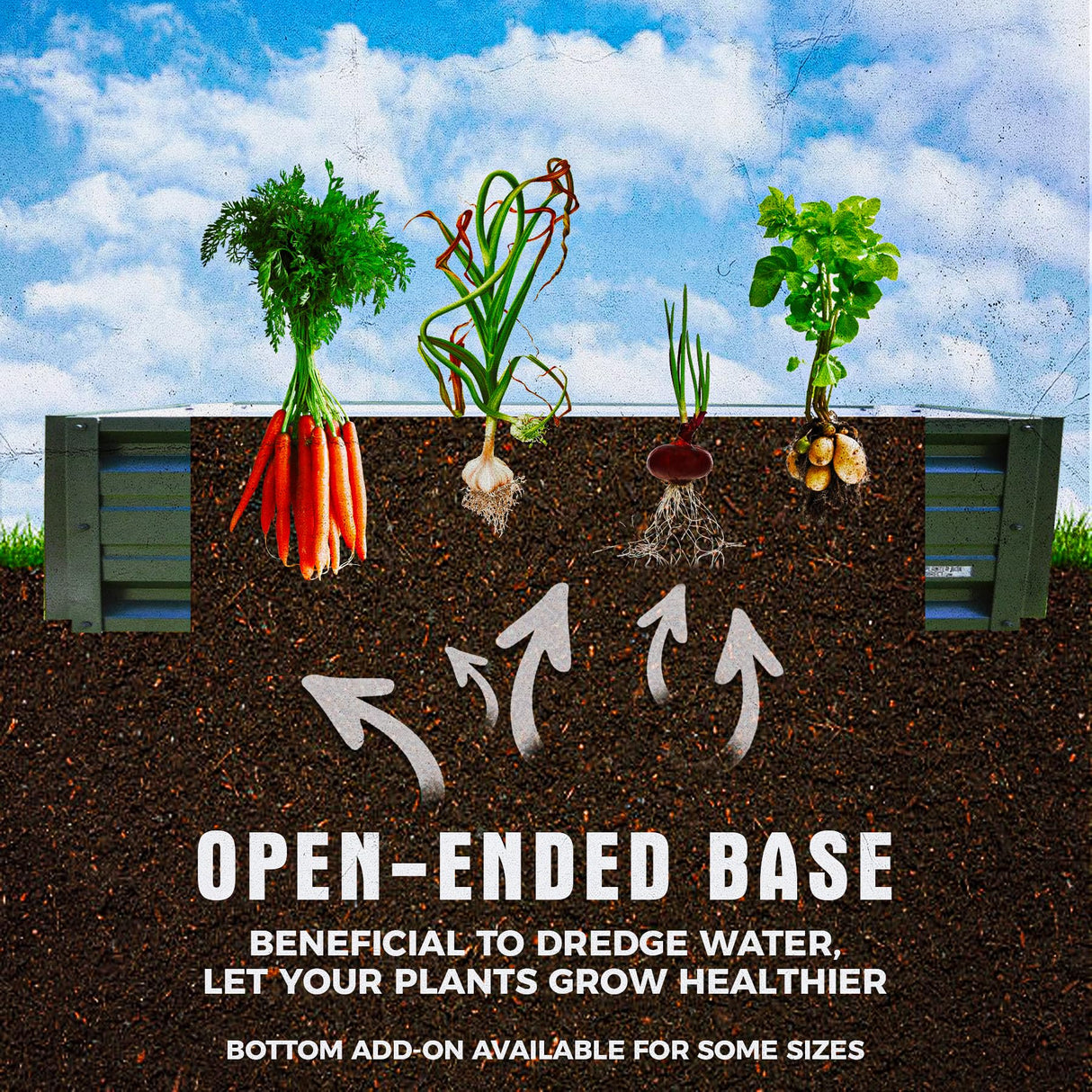 2 x 6 Rectangular Metal Planter Box Durable Raised Garden Bed in Galvalume Steel 24 x 72 with 18 Inch High Walls (Forest Green) PLANTER BOX DIRECT.COM BY ALL METAL WORKS, INC.