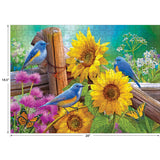 RoseArt - Songbird - 4-in-1-500 Piece Jigsaw Puzzle for Adults RoseArt