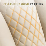 Zero Wall Hugger Power Reclining Loveseat with Adjustable Headrest, Fabric Electric Recliner Sofa with USB & Type-C Ports, Dual Cup Holders, 2-Seater Couch for Living Room, RV, Home Theater (Beige) LURVIA