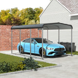 Betterhood 10x15 FT Heavy Duty Metal Carport with Galvanized Steel Roof and Metal Carport Kits, Outdoor Carport Canopy Enhanced Base, Multi-Purpose Extra Large Car Shelter for Car, SUV, Truck and Boat Betterhood