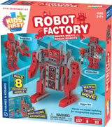 Thames & Kosmos Kids First Robot Factory: Wacky, Misfit, Rogue Robots STEM Experiment Kit | Hands-on Model Building for Young Engineers | Build 8 Motorized Robots | Play & Learn with Storybook Manual Thames & Kosmos