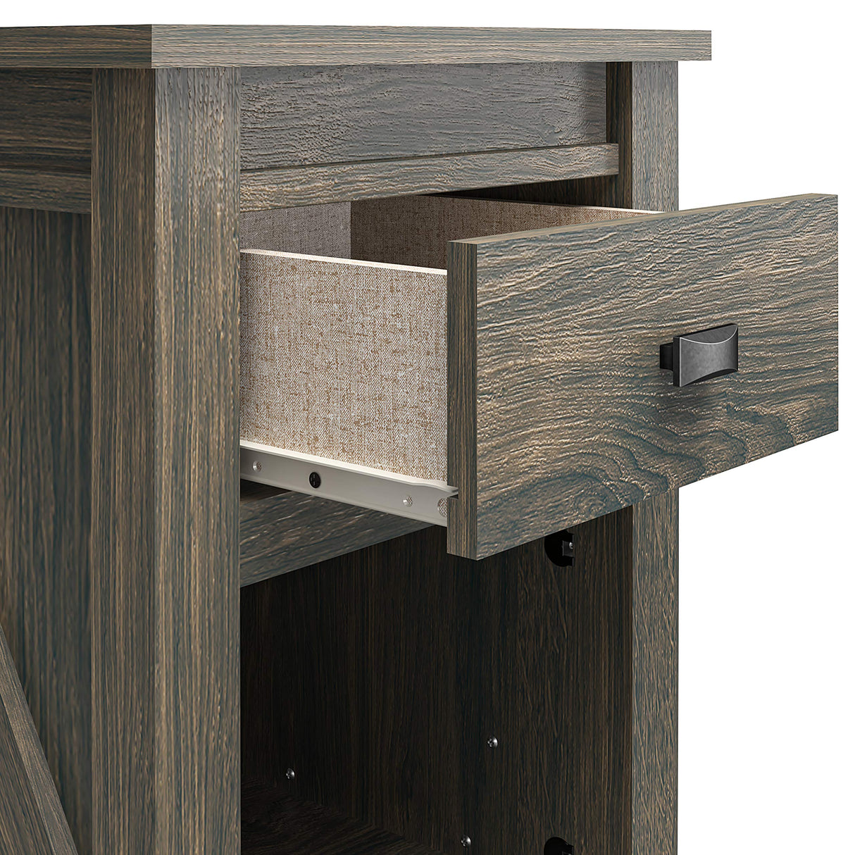 Ameriwood Home Farmington, Nightstand, Weathered Oak Ameriwood Home