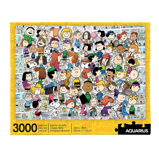 Aquarius Peanuts Cast Puzzle (3000 Piece Jigsaw Puzzle) - Officially Licensed Peanuts Merchandise & Collectibles - Glare Free - Precision Fit - 32 x 45 Inches