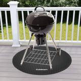 Cuisinart CGMT-046, 46" Circular Grill Mat, Mat-46, Black Cuisinart