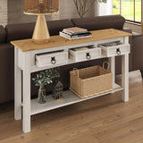 Furniture Dash - Living Room Furniture - Console Tables for Entryway - Entry Table - Hallway Table - Entryway Furniture - 47.99" W, 12.64" D, 28.82" H - 30.86lb (Snow White) Furniture Dash