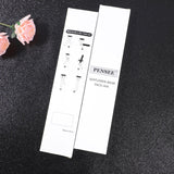 PenSee Men's White Tie Set Solid Pure Color 3.15" (8CM) Classic Formal Plain Necktie and Pocket Square Set For Men PenSee