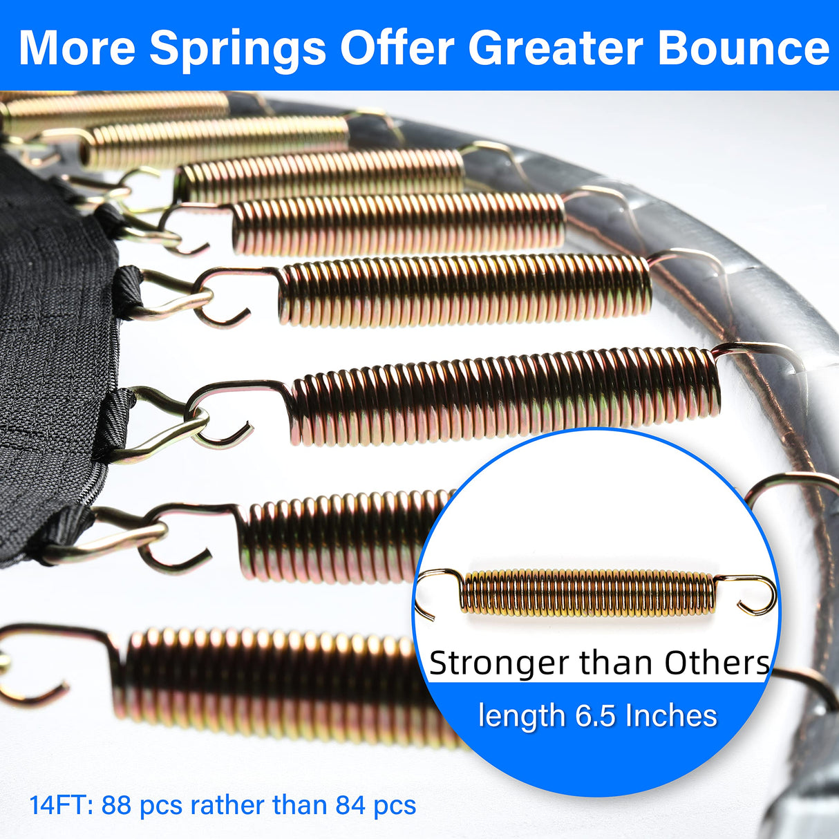 Simple Deluxe Recreational Trampoline with Enclosure Net 14FT Wind Stakes- Outdoor Trampoline for Kids and Adults Family Happy Time, ASTM Approved -Black 14FT Simple Deluxe