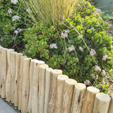 Backyard X-Scapes Natural Eucalyptus Wood Solid Log for Garden Border Edging Landscaping Borders Lawn 72 in L x 12 in H x 1.25 in D Backyard X-Scapes