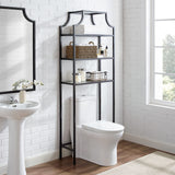 Crosley Furniture Aimee Over The Toilet Storage and Bathroom Organizer with Shelves, Oil Rubbed Bronze Crosley Furniture