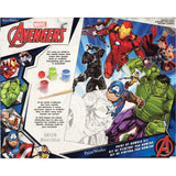 Dimensions PaintWorks Marvel Avengers Paint by Numbers for Adults and Kids, Finished Project 16" x 20", Multicolor 21 Piece Dimensions