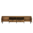 TV Stand With 2 Drawers, Media Console Table, Storage Cabinet With Cable Management HouseOfZazla