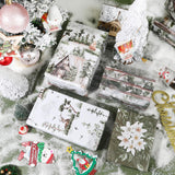 Vnaaem Forest Wrapping Paper 4 Watercolor Holiday Style Gift Wrap Paper Bulk Christmas Tree for Christmas Winter Wedding Baby Shower - 20 X 28 Inches 8 Folded Sheet Vnaaem