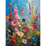 Hutarosl Wild Flowers Paint by Numbers Kits for Adults - Flowers Paint by Number Adult,Flower Canvas Paint by Numbers for Adults,DIY Oil Painting Kits for Gifts Home Decor 16x20in Hutarosl