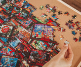 Super Never Ending Showdowns Retro Video Games 1000-Piece Jigsaw Puzzle for Adults, Kids | Interactive Brain Teaser, Educational Toys & Games, Home Activities, Building Sorting Toys for Creative Play Toynk