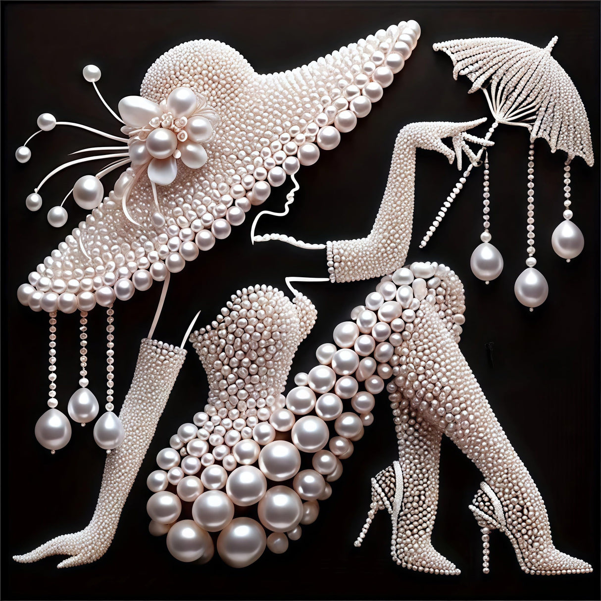 5D Diamond Painting Kits for Adults, Elegant Women Diamond Art Kits for Adults Beginner, DIY Special Shaped Rhinestones Crystal Art Diamonds Dot Gem Painting for Home Wall Decor 11.8x11.8inch BYGFHLYW