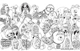 A Million Dogs: Fabulous Canines to Color (Volume 2) (A Million Creatures to Color) Union Square & Co.