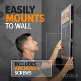 JOOLA Game Room Organizer with Ping Pong Paddle Holder, Table Tennis Ball Basket, Scoreboard, and Chalkboard JOOLA