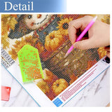 JFYHAB Pumpkin 5D Diamond Painting Kits for Beginner,Fall Pumpkin Diamond Art kit for Adults,DIY Autumn Diamond Dots with Diamond Gem Art and Crafts for Adults Home Wall Decor 11.8x11.8inch JFYHAB