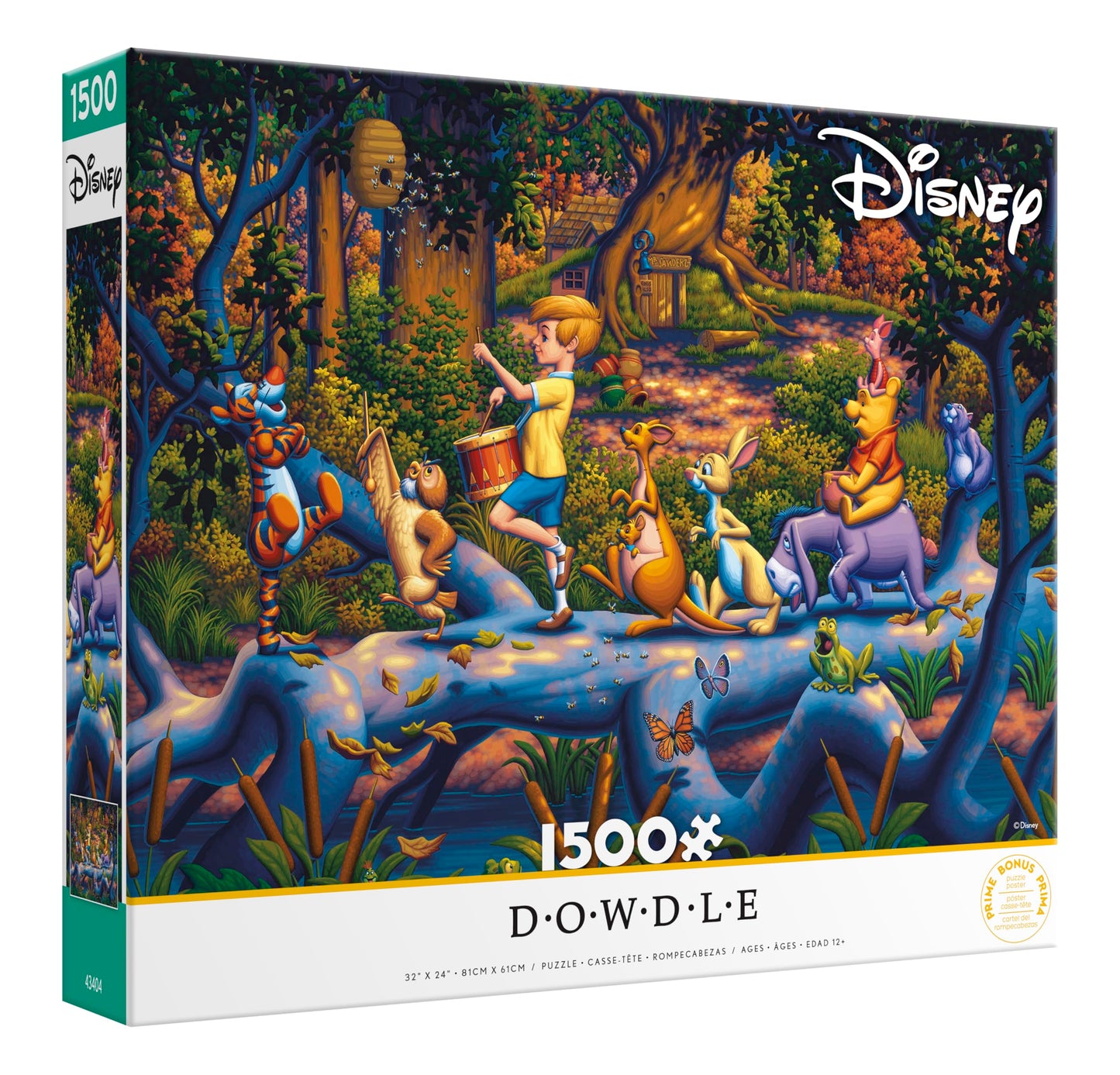 Ceaco - Disney - Dowdle - Winnie The Pooh - A Heroes Parade - 1500 Piece Jigsaw Puzzle