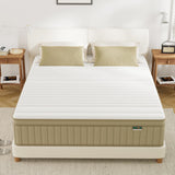 Full Mattress Firm, PurrJoys14 Inch Full Size Mattress in a Box,Hybrid Memory Foam Double Mattress with Individual Pocket Spring for Motion Isolation & Pressure Relief PurrJoys