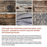 COSHOMER Rustic Farmhouse Console Table with 2 Tiers - Distressed Reclaimed Wood Entryway Sofa Table, Narrow Long Behind Couch Table for Living Room & Bedroom,60x30x10 Inch,Natural Wood(Oak) COSHOMER