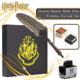 Harry Potter Calligraphy Set With Feather Quill Pen Ink A5 Paper Envelopes Stamp Stickers Fun Writing Kit Gifts for Kids Harry Potter